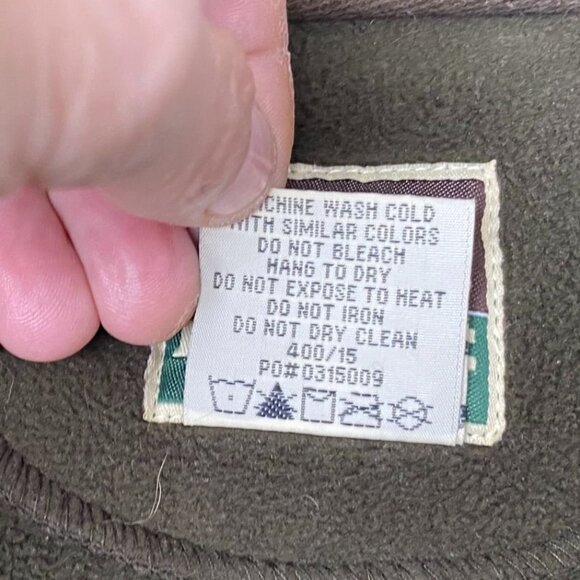 Drake Waterfowl Systems Mens Vest Size 2XL Fleece Full Zip Outdoors Green Mock - Picture 6 of 12